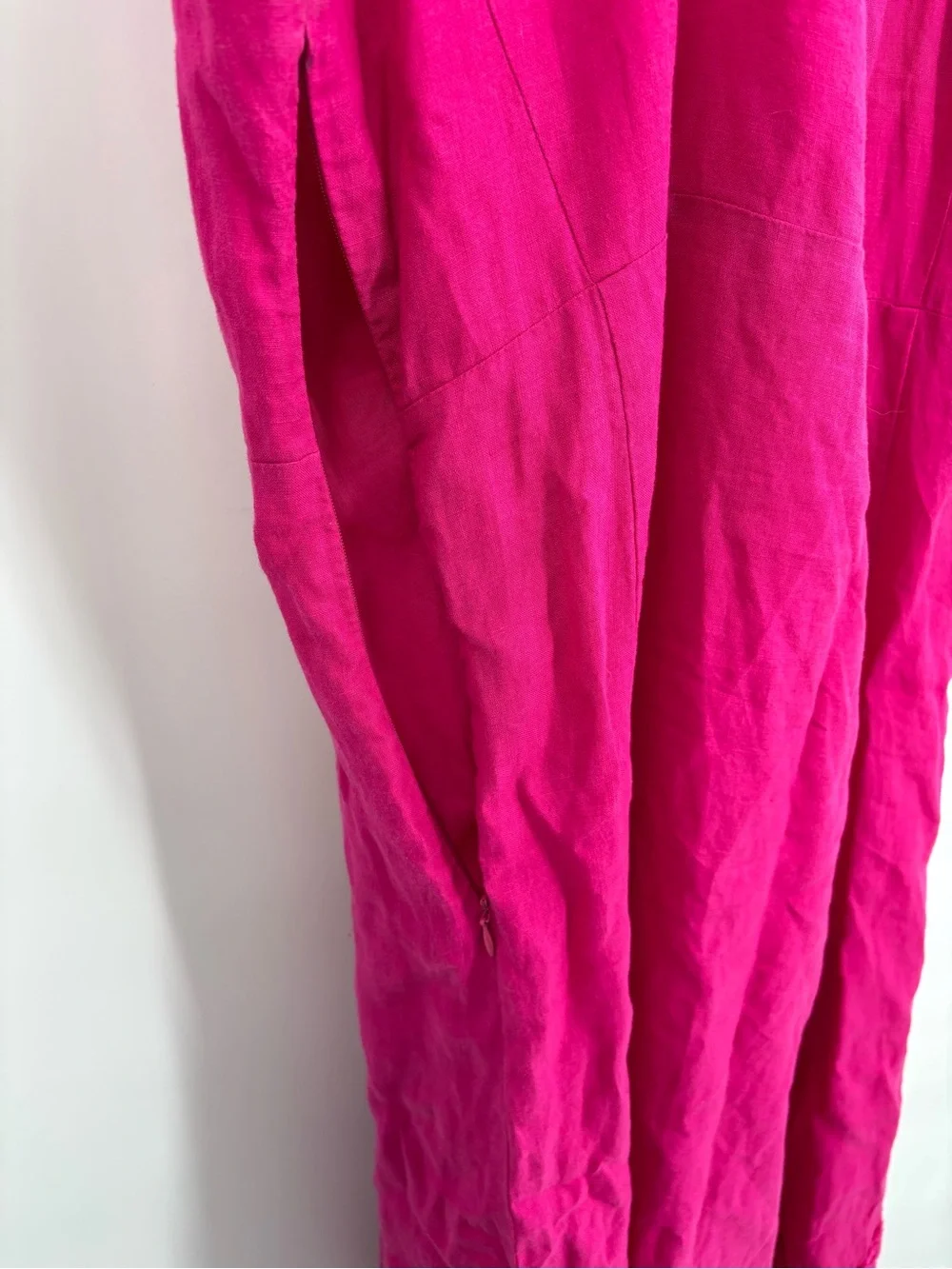 Eileen Fisher irish linen sleeveless midi dress - Picture 5 of 5